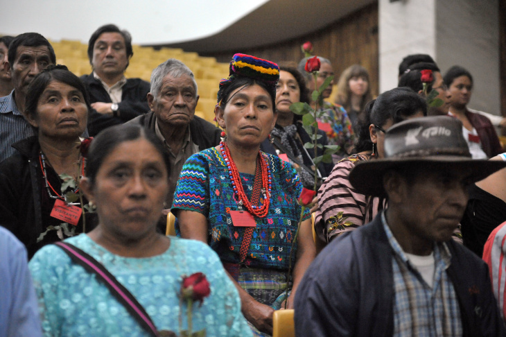 Relatives of victims of the slaugther of