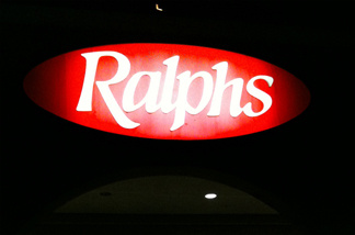 Ralphs grocery store sign