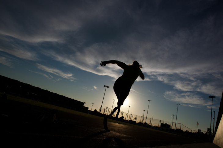 Paralympics Runner