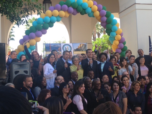 Covered California kickoff event group shot