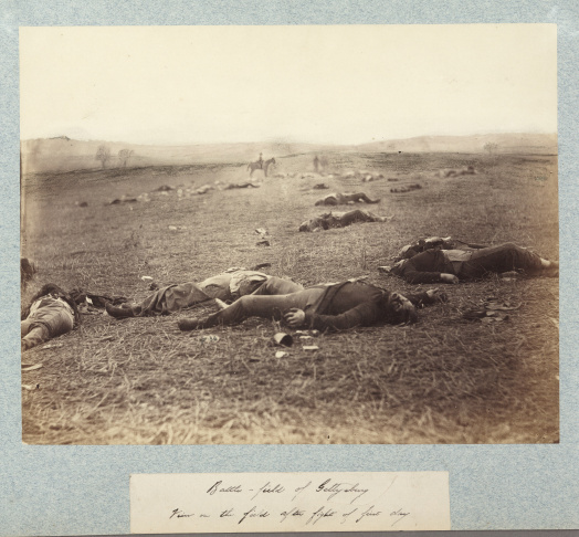 13-Timothy H. O'Sullivan, Gettysburg