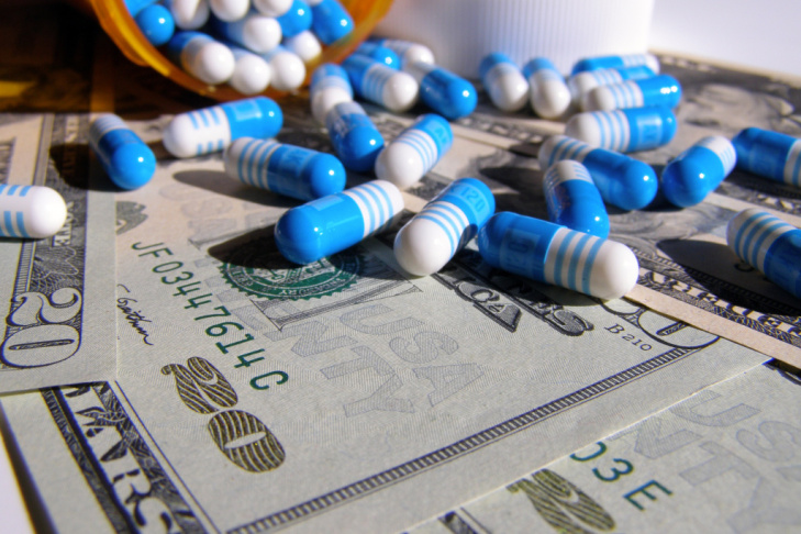 prescription pills medicine money