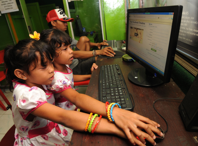 Children on Facebook