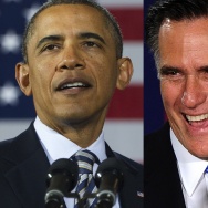 President Barack Obama and GOP hopeful Mitt Romney