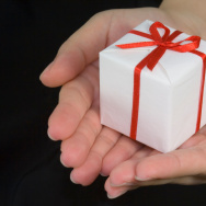Gift gifts present presents bow wrapping paper wrapped holiday
