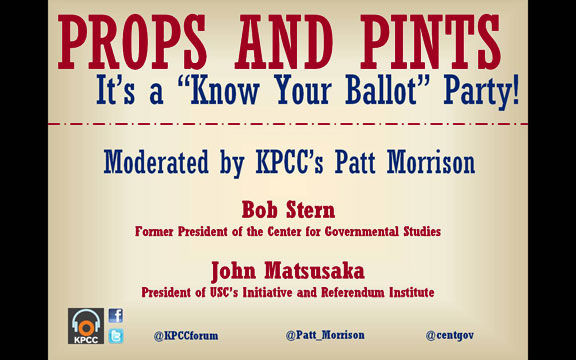 Props and Pints – It’s a “Know Your Ballot” Party!