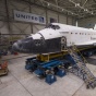 Endeavour In Hanger At LAX