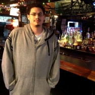 Alberto of The Bridge Tavern in the Bronx. Monday, October 29, 2012.