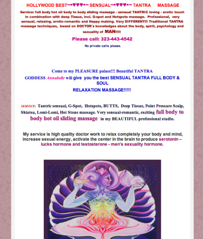 Hollywood Tantra Massage
