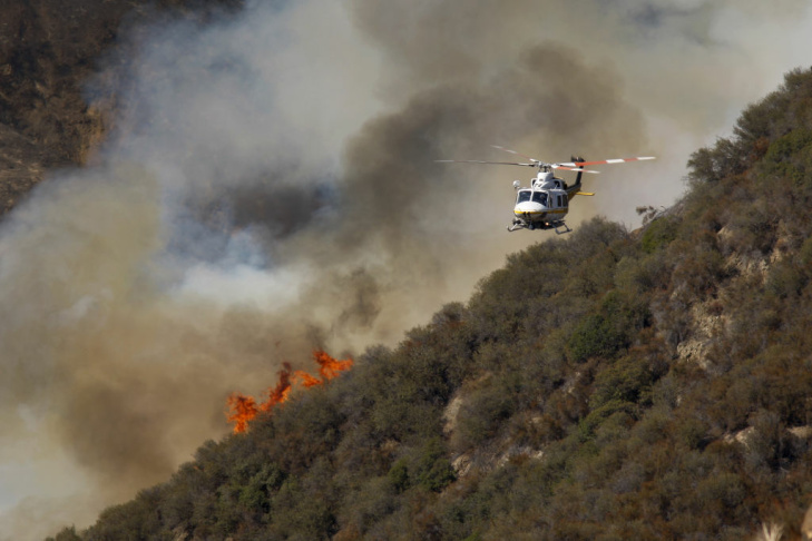 Williams Fire Burns In The Angeles National Forest