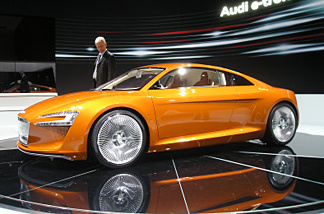 The Electric Audi at the 2009 LA Auto Show.