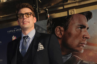 Actor Chris Evans attends the 'Captain America: The First Avenger' Los Angeles Premiere at the El Capitan Theatre on July 19, 2011 in Hollywood.