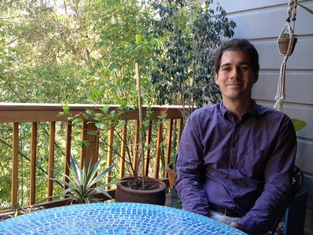 Joel Stein, pictured above, wrote a book about being a man. It's on bookstore shelves on May 15.