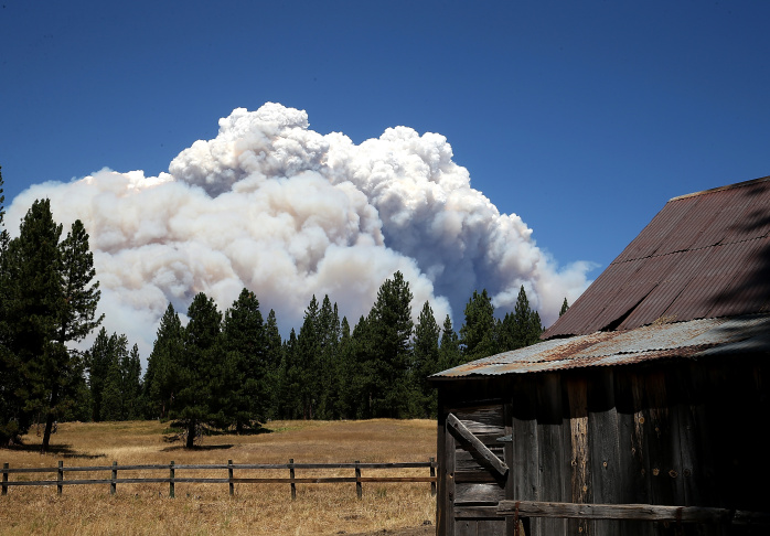 Rim Fire Burns Near Yosemite National Park