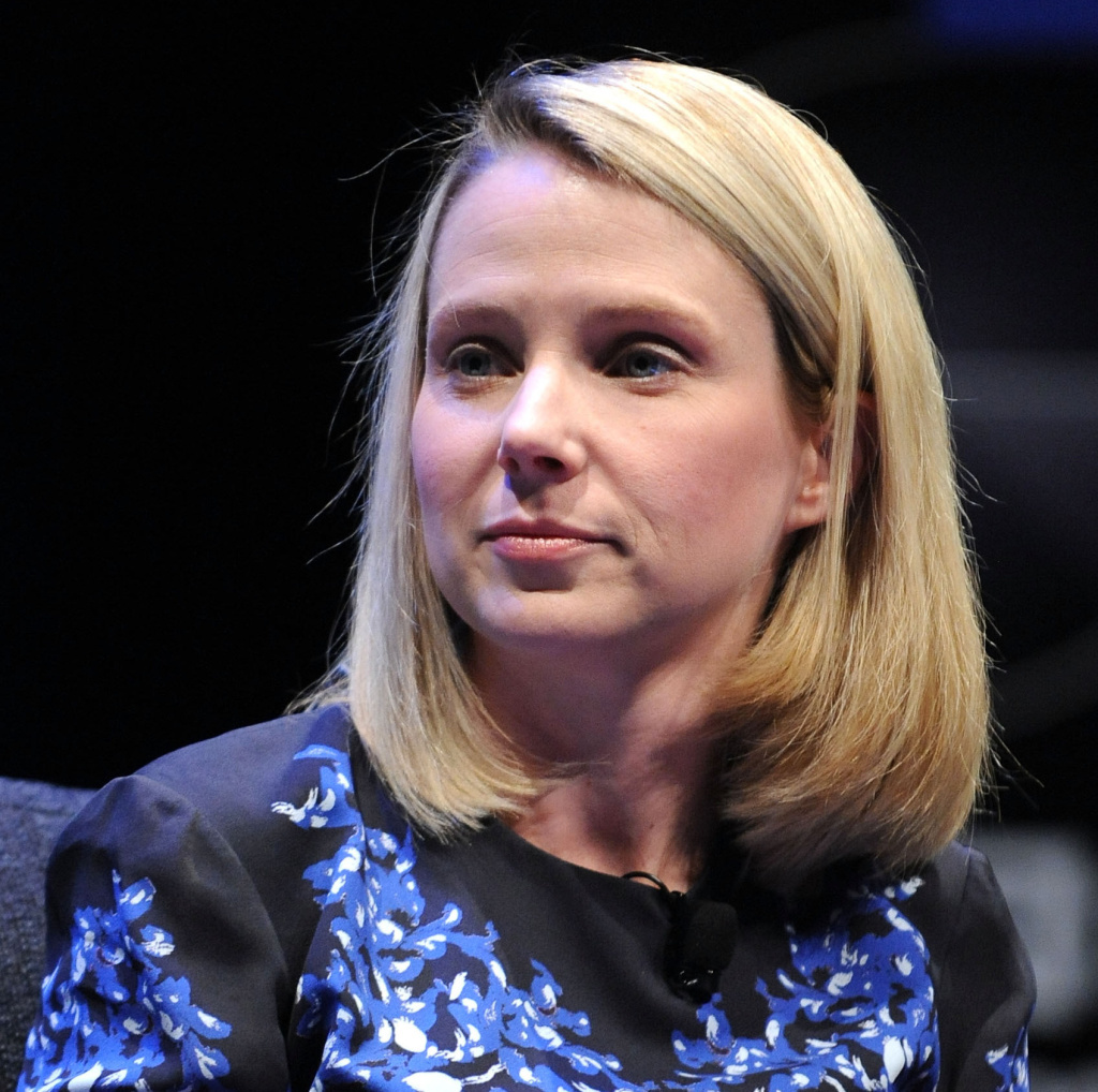Yahoo President and CEO Marissa Mayer.