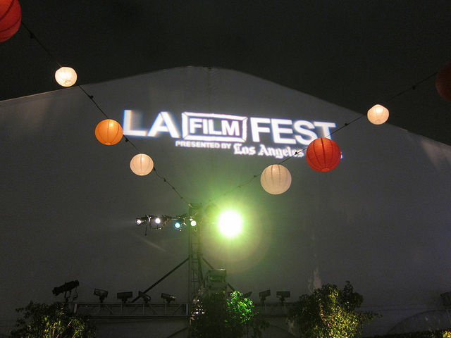 A photo from last year's Los Angeles Film Festival. The event will be back in downtown tonight.