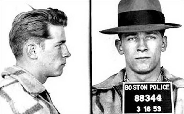An early mug shot shows James "Whitey" Bulger in 1953.