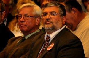 Harmoush at a Temecula planning commission hearing, December 2010