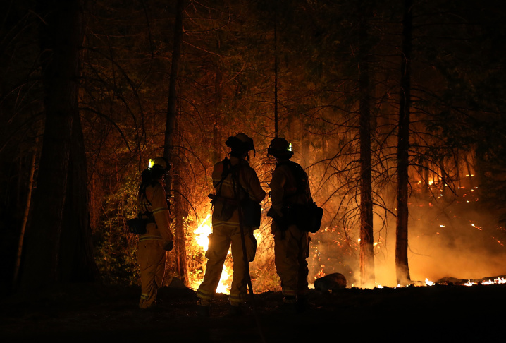 Rim Fire Burns Near Yosemite National Park