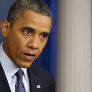 President Obama Speaks On The Economy In The White House Briefing Room