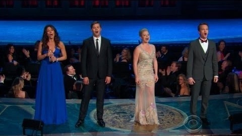 Andrew Rannells, Megan Hilty, Laura Benanti - Tony Awards 2013