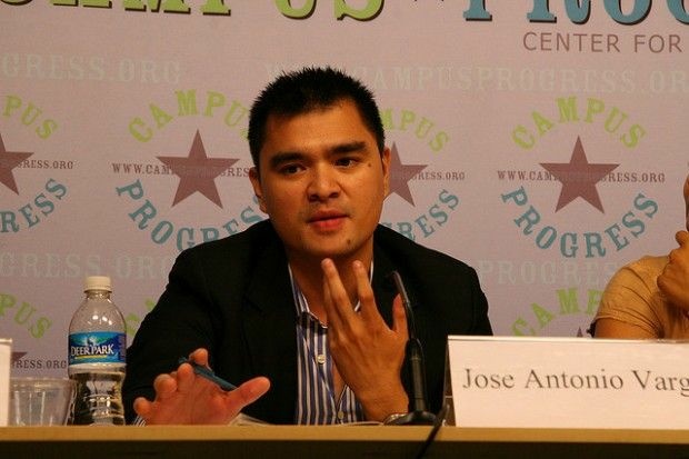 Jose Antonio Vargas during a panel appearance in July 2008, the year he and other Washington Post reporters shared a Pulitzer for coverage of the Virginia Tech shooting.