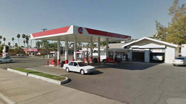 The 76 station on N. Del Rosa Avenue in San Bernardino.
