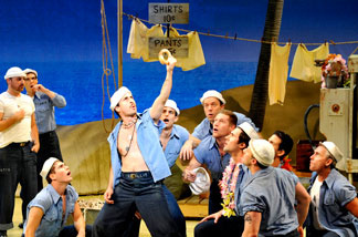 Cast of the national tour of the Lincoln Center production of Rodgers & Hammerstein's "South Pacific."