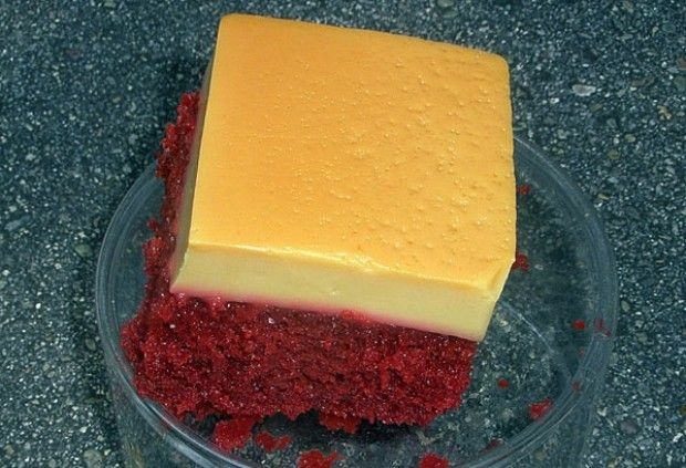 White Rabbit's red velvet flan: Filipino-style flan on top, the world's trendiest cake on the bottom