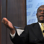 Republican presidential contender Herman