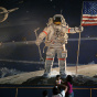 People Look At Apollo 11 Exhibit The Day Of Neil Armstrong Funeral