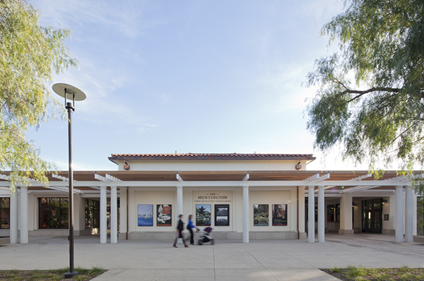 New entrance at The Huntington Library, Art Collections, and Botanical Gardens.