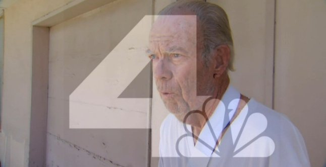 Tom Greer, of Long Beach, told KNBC-TV he shot a woman and a male accomplice who were ransacking hist house late Tuesday.