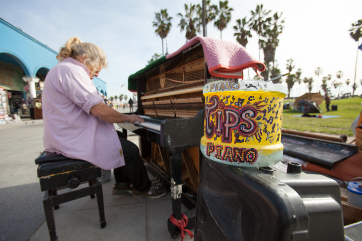 Venice Boardwalk Piano Player - 1