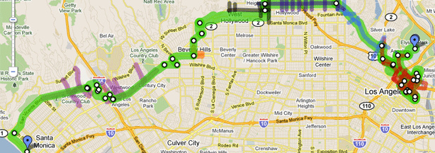 26th LA Marathon route and street closures