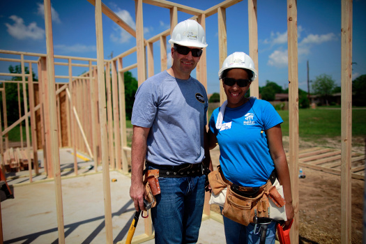 Marcos Ambrose Visits Habitat For Humanity Build