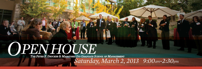 Drucker School Open House 2013