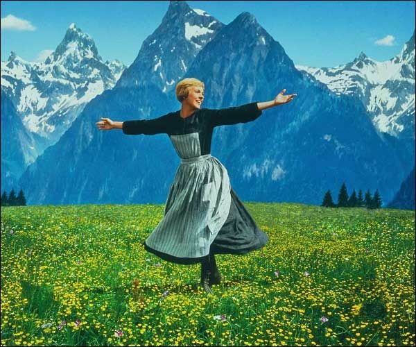 Julie Andrews in The Sound of Music