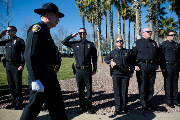 Michael Crain Funeral Dorner Shooting Riverside Funeral
