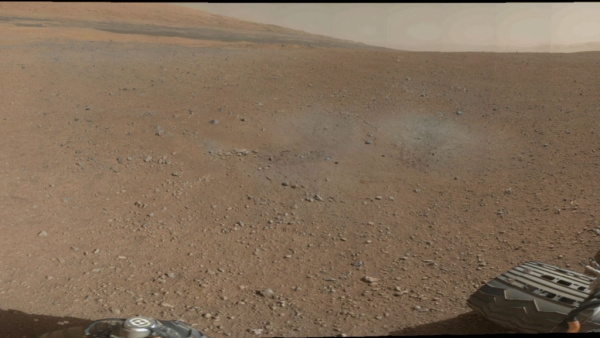 first 360-degree panorama in color of the Gale Crater Mars