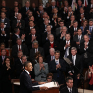 President Obama Addresses The Nation During State Of The Union Address
