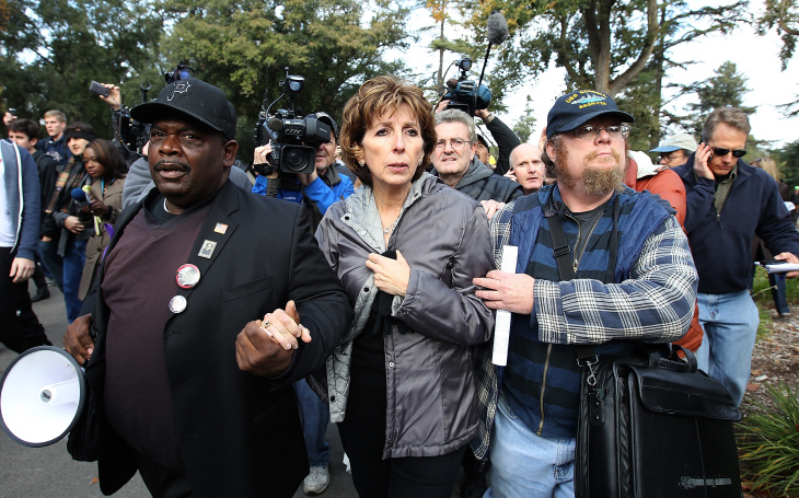 Occupy UC Davis Protests Police Pepper Spray Incident