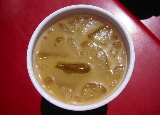 Can fermented masa taste good? Yes. A cup of tejuino, August 2008