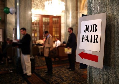Career Fair Held For Job Seekers