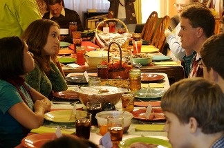 Families have it out around the Thanksgiving table…