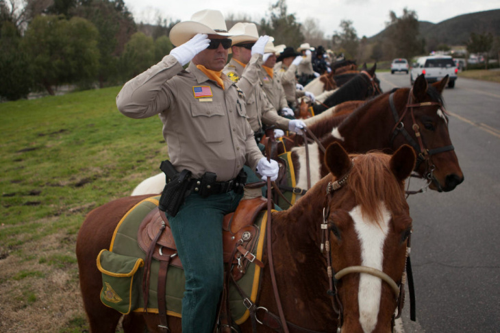 San Bernardino Sheriff's Funeral