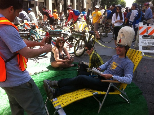 Garcetti at cicLAvia