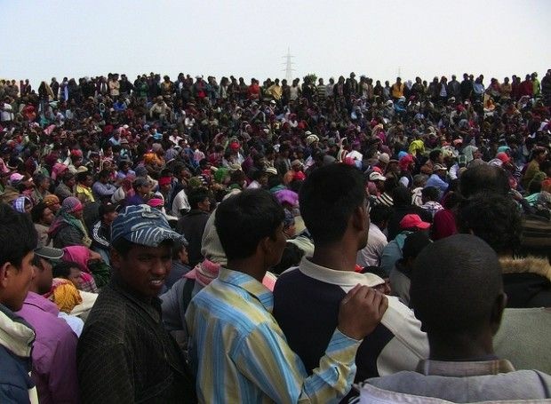 A refugee camp on the Libya-Tunisia border, March 2011. Photo by Internews Network/Flickr (Creative Commons)