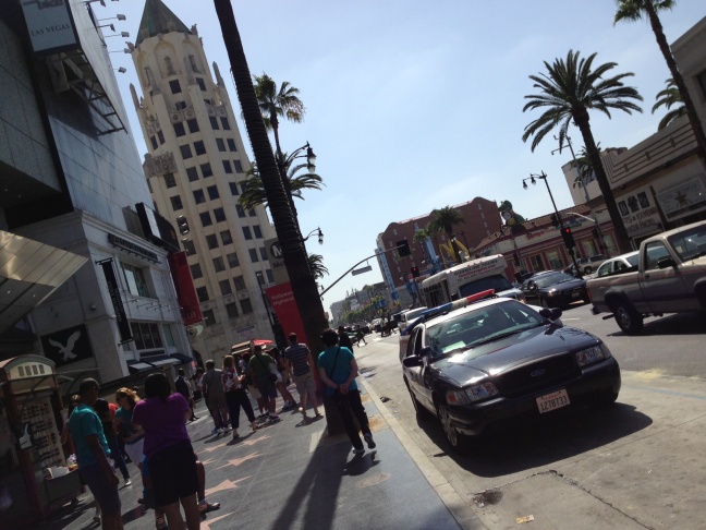 LAPD patrol Hollywood