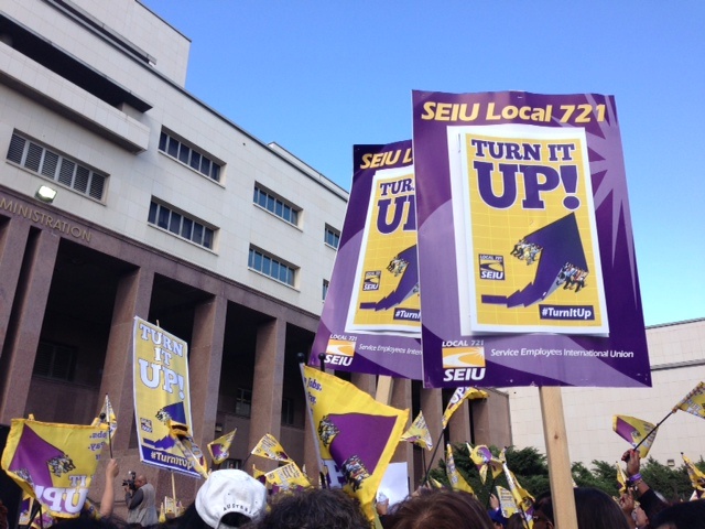 SEIU Rally